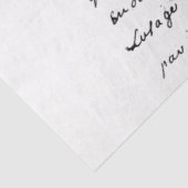 Papier Mousseline Conception de la série 13 d'écriture manuscrite fr (Détail)