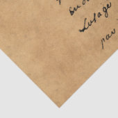 Papier Mousseline Conception de la série 8 d'écriture manuscrite fra (Détail)