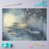 Papier Mousseline Conception de la série A Fairy Moon #10 (Artisanat)