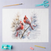 Papier Mousseline Conception de la série A Winter Cardinal 1 (Artisanat)