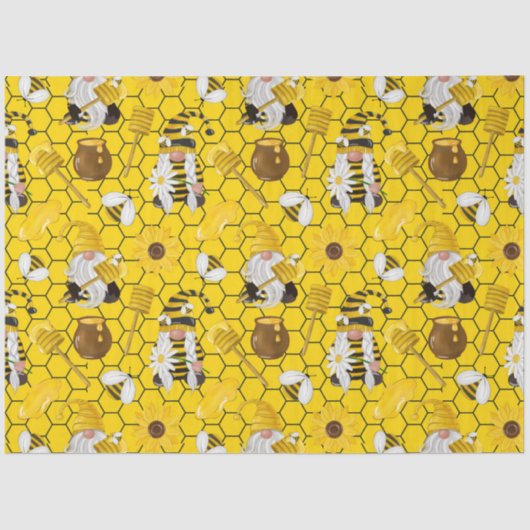 Papier Mousseline Conception de la série Bumble Bee and Honey 4 (Recto)