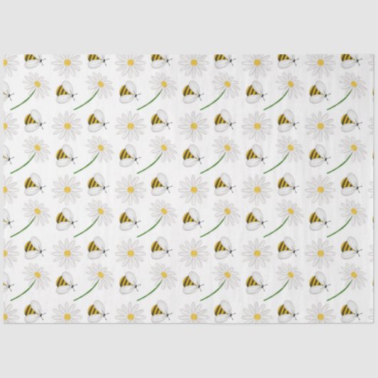 Papier Mousseline Conception de la série Bumble Bee and Honey 5 (Recto)