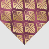 Papier Mousseline Conception de la série Burgundy et Gold Leopard 15 (Détail)