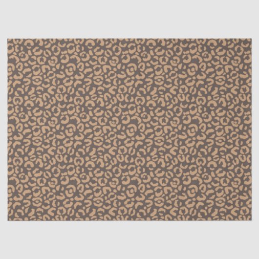 Papier Mousseline Conception de la série Classique Léopard 3 (Recto)