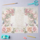 Papier Mousseline Conception de la série Collage Shabby Chic 2 (Artisanat)