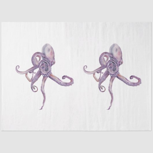 Papier Mousseline Conception de la série d'aquarelles sous-marines 2 (Recto)