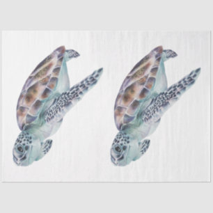 Papier Mousseline Conception de la série d'aquarelles sous-marines 2