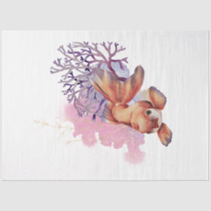 Papier Mousseline Conception de la série d'aquarelles sous-marines 4