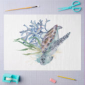 Papier Mousseline Conception de la série d'aquarelles sous-marines 6 (Artisanat)