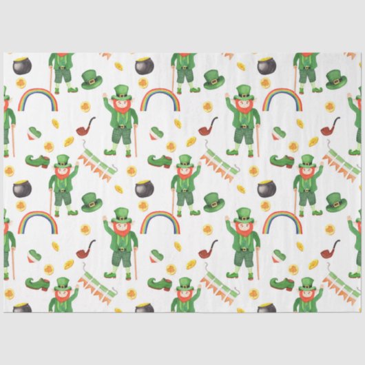 Papier Mousseline Conception de la série de la Saint-Patrick 10 (Recto)