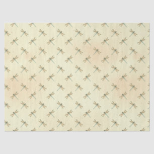 Papier Mousseline Conception de la série de libellules vintages 9