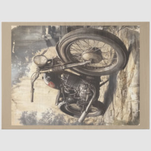 Papier Mousseline Conception de la série de motos vintage #10