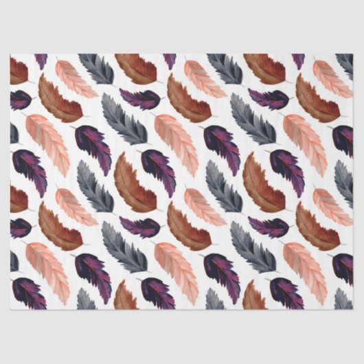 Papier Mousseline Conception de la série de plumes 1 (Recto)