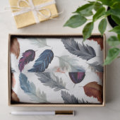 Papier Mousseline Conception de la série de plumes 5 (Cadeau)