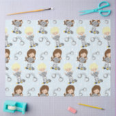 Papier Mousseline Conception de la série de policiers 5 (Artisanat)