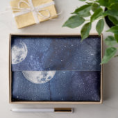 Papier Mousseline Conception de la série Galaxy Moon 8 (Cadeau)