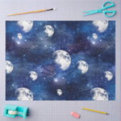Papier Mousseline Conception de la série Galaxy Moon 8 (Artisanat)