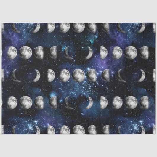 Papier Mousseline Conception de la série Galaxy Moon 9 (Recto)
