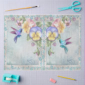 Papier Mousseline Conception de la série Humminbirds 1 (Artisanat)