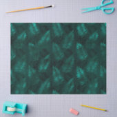 Papier Mousseline Conception de la série Léopard sarcelle et or 12 (Artisanat)