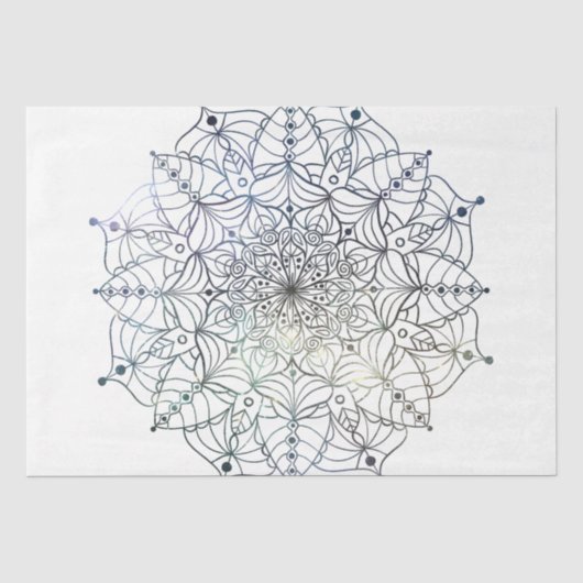 Papier Mousseline Conception de la série Mandala 19 (Recto)