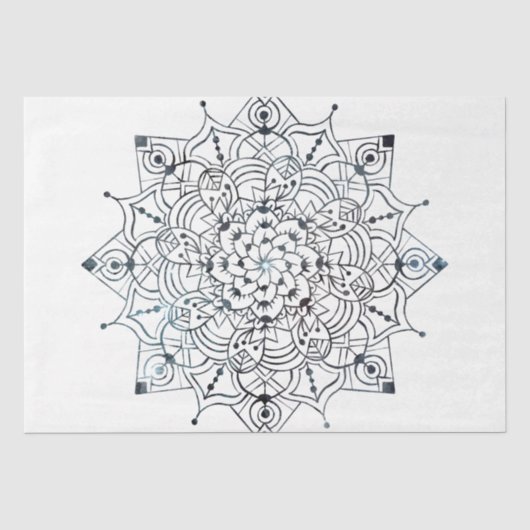 Papier Mousseline Conception de la série Mandala 23 (Recto)