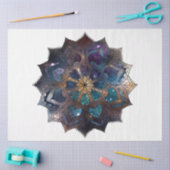 Papier Mousseline Conception de la série Mandala 7 (Artisanat)