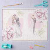 Papier Mousseline Conception de la série mariage 5 (Artisanat)
