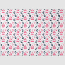 Conception de la série nautique rose et marine 13