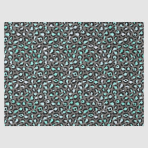 Papier Mousseline Conception de la série Safari Turquoise 11