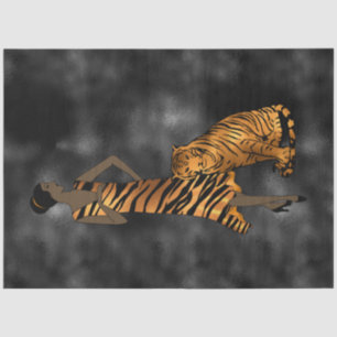 Papier Mousseline Conception de la série Tiger en cuivre 16