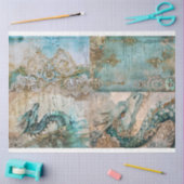 Papier Mousseline Conception de la série Victorian Dragon 7 (Artisanat)