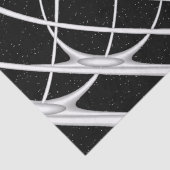 Papier Mousseline Conception de l'espace galactique (Détail)