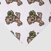 Papier Mousseline Conception de l'ours de marguerite (Détail)