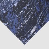 Papier Mousseline Conception de marbre de bleu marine (Détail)