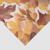 Papier Mousseline Conception de motif de couleurs aux tons feuillus  (Détail)