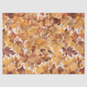 Papier Mousseline Conception de motif de couleurs aux tons feuillus  (Recto)