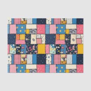 Papier Mousseline Conception de Patchwork adorable, Motif Joueur