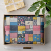 Papier Mousseline Conception de Patchwork adorable, Motif Joueur (Cadeau)