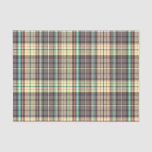 Papier Mousseline Conception de plaid classique (Recto)