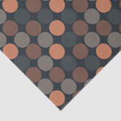 Papier Mousseline Conception de points de cercle géométrique de terr (Détail)