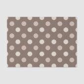 Papier Mousseline Conception de points marrons neutres de Terre  (Recto)