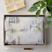 Papier Mousseline Conception de recette de boissons de cocktail (Cadeau)