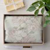 Papier Mousseline Conception de roses Shabby Chic 1 (Cadeau)