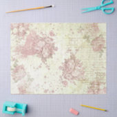 Papier Mousseline Conception de roses Shabby Chic 2 (Artisanat)