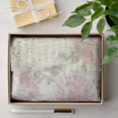 Papier Mousseline Conception de roses Shabby Chic 2 (Cadeau)