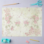 Papier Mousseline Conception de roses Shabby Chic 5 (Artisanat)