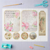 Papier Mousseline Conception de série chic Shabby victorien 13 (Artisanat)