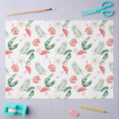 Papier Mousseline Conception de série de Flamants roses tropicaux 17 (Artisanat)