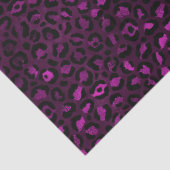 Papier Mousseline Conception de série Leopard violet et or 5 (Détail)